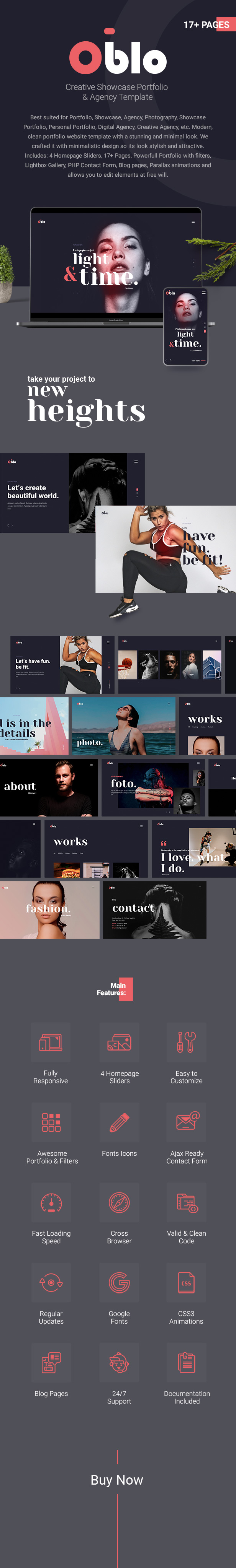 Creative Showcase Portfolio & Agency Template